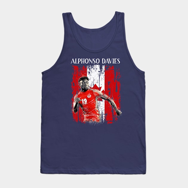 Canadian Soccer Player Tank Top by Yopi